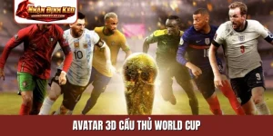 avatar 3D cầu thủ World Cup